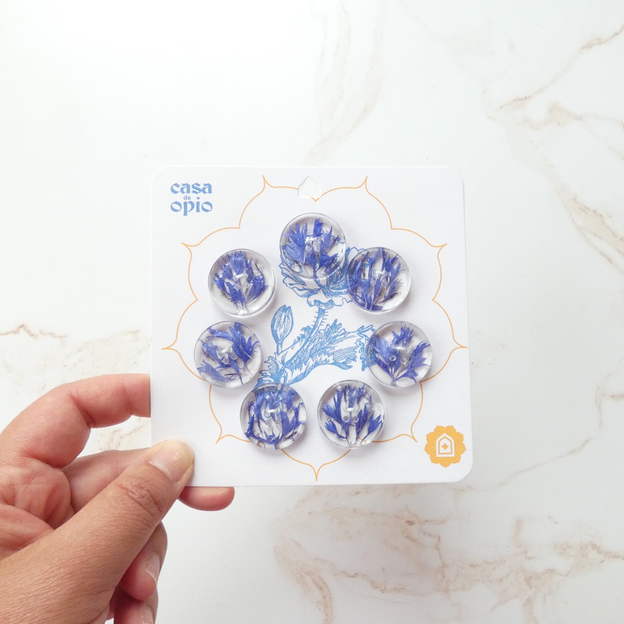 Casa De Opio Floral Buttons