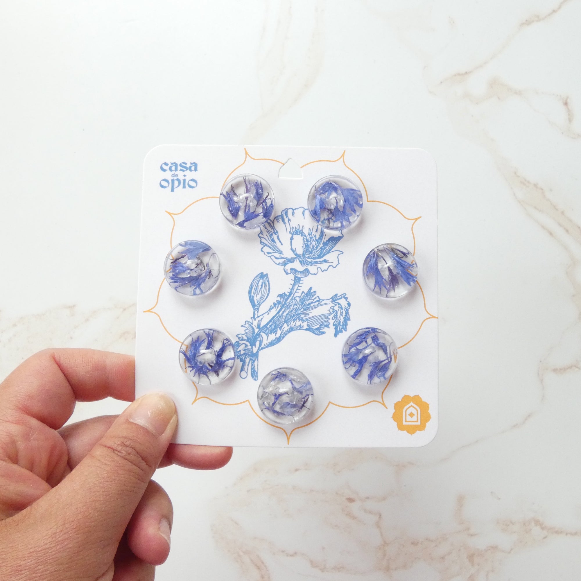 Casa De Opio Floral Buttons