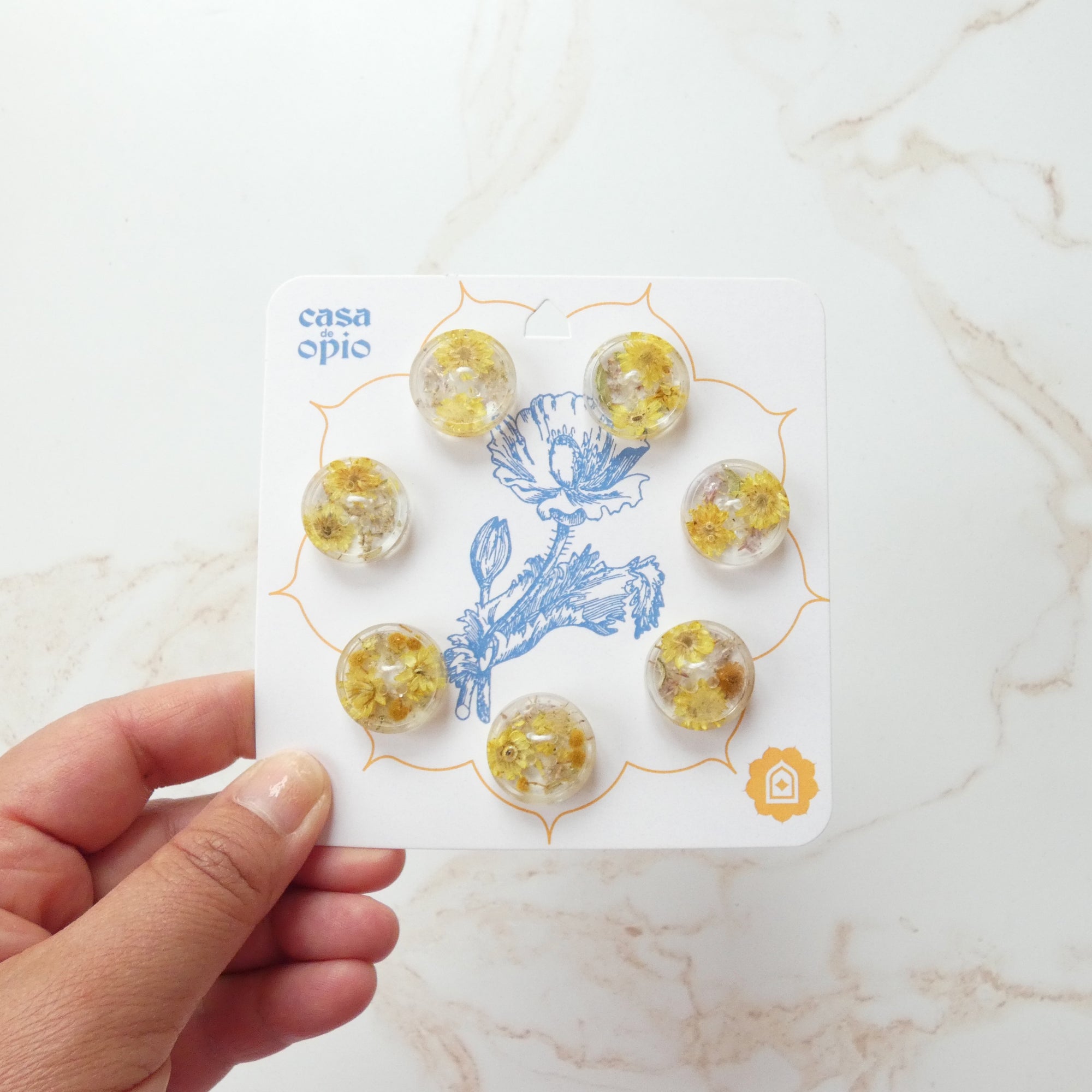 Casa De Opio Floral Buttons