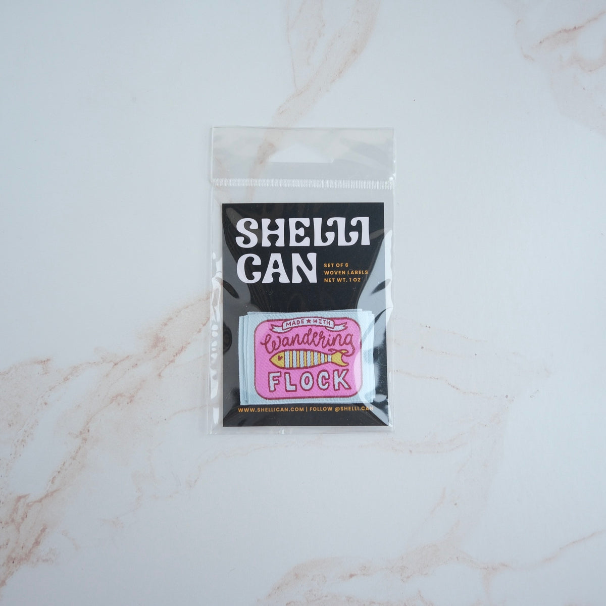 "Made with Wandering Flock" Sew-In Labels